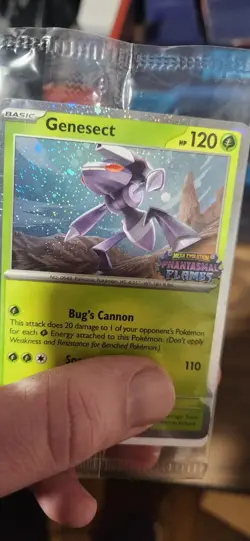 Pokemon Genesect 008 Mega Evolution Phantasmal Flames Best Buy Promo STAMPED - Image 1