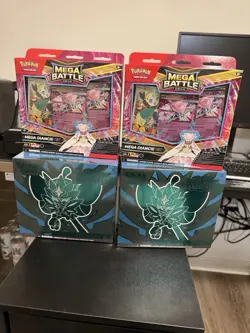 Pokemon TCG Twighlight Masquerade ETBs x2 & Mega Diancie Ex Mega Battle Deck x2 - Image 1