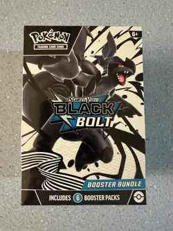 POKEMON SCARLET AND VIOLET BLACK BOLT BOOSTER BUNDLE 6 Packs SEALED BRAND NEW - Image 1