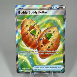 Pokemon TCG Mega Evolution Buddy Buddy Poffin 167/132 Full Art Trainer NM - Image 1