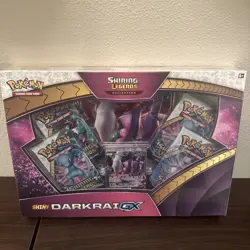 Pokemon TCG Shining Legends Shiny Darkrai GX Collection Box FACTORY SEALED! - Image 1