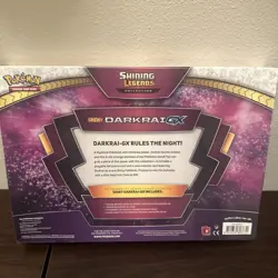 Pokemon TCG Shining Legends Shiny Darkrai GX Collection Box FACTORY SEALED! - Image 2
