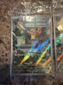 Pokemon TCG Obsidian Flames Charmander SVP 044 Black Star Promo Sealed (2 Pack) - Image 2