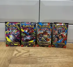 Pokemon TCG: Mega Evolution - Full Art Booster Pack Set (4) - New And Sealed - Image 1