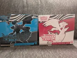 Pokemon Black Bolt and White Flare Elite Trainer Box ETB Set of 2 - Image 1
