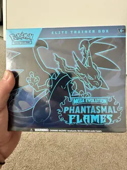 Pokemon Phantasmal Flames Sealed Elite Trainer Box 2025 Mega Evolution IN HAND - Image 1