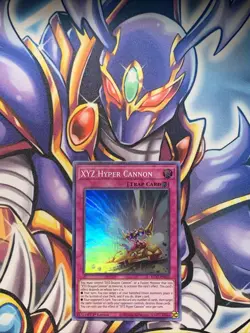 Yu-Gi-Oh! Xyz Hyper Cannon 1st Ed. KICO-EN010 Super Rare - Image 1