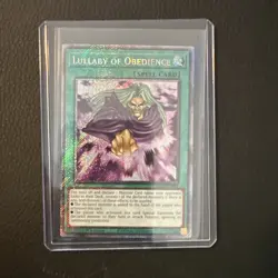 Lullaby of Obedience 1st Edition Platinum Secret Rare RA04-EN085 Yu-Gi-Oh! - Image 1