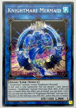 MP19-EN025 Knightmare Mermaid - Secret Rare 1st Edition Near Mint YuGiOh - Image 1