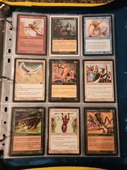 Vintage Magic The Gathering Binder Collection Card Lot MTG 1993-2003 Rares - Image 3