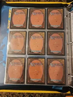 Vintage Magic The Gathering Binder Collection Card Lot MTG 1993-2003 Rares - Image 5