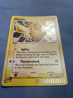 Pokemon Pikachu TCG Black Star Promo Holo Card #012 E-reader LP/MP - Image 3