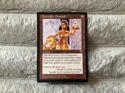 Lion's Eye Diamond Magic the Gathering Mirage Card 1996 - Image 2
