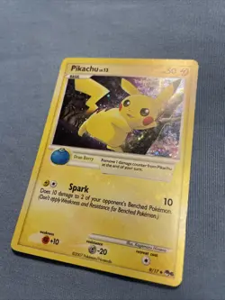 Pokemon Pikachu Holo TCG Pop Series 6 Card 15/17 LP/MP Condition - Image 2