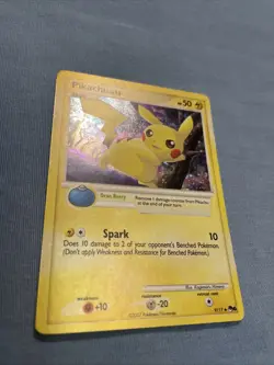 Pokemon Pikachu Holo TCG Pop Series 6 Card 15/17 LP/MP Condition - Image 3