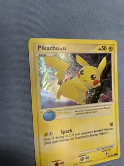 Pokemon Pikachu Holo TCG Pop Series 6 Card 15/17 LP/MP Condition - Image 4