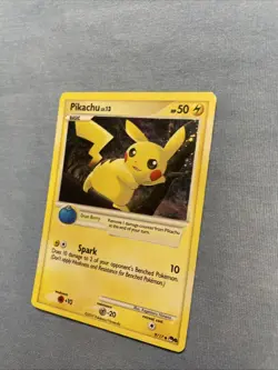 Pokemon Pikachu Holo TCG Pop Series 6 Card 15/17 LP/MP Condition - Image 5