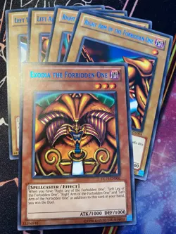 Yugioh Exodia The Forbidden One DL11-EN0062/3/4/5 Rare Blue Full Set [5cards]NM - Image 1
