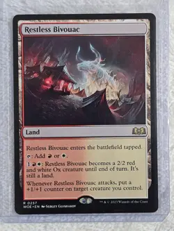 MTG Restless Bivouac - Wilds of Eldraine (WOE) #257 Magic Card Rare NM - Image 4