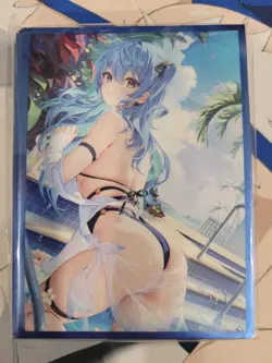 Hoshimachi Suisei swimsuit hololive Anime Card Sleeves *NEW* 60ct - Image 2