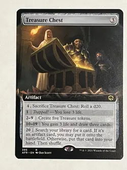Treasure Chest Extended Art NM Adventures in the Forgotten Realms MTG - Image 1