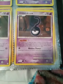 27 Assorted Unown Pokemon Cards Non Holo , Some Promos 1995-2018 Some Duplicates - Image 2