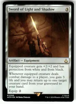 Sword of Light and Shadow - 100 Foil MTG ACR - Image 1