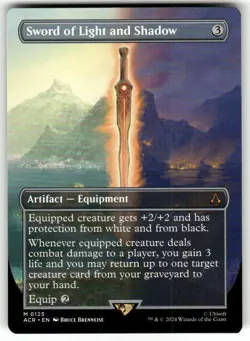 Magic: the Gathering / MtG Borderless Sword of Light and Shadow x1 ACR - Image 1