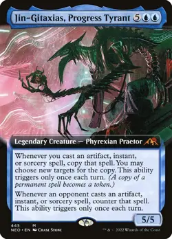 Jin-Gitaxias, Progress Tyrant (Extended Art) Kamigawa: Neon Dynasty Foil - Image 1