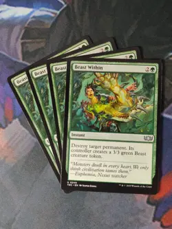 Beast Within x 4 | 7% Off 2+ | Dragonstorm | NM | MTG - Image 1