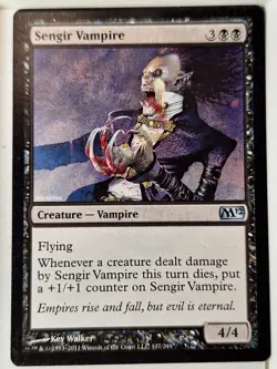 Sengir Vampire - Magic 2012 Core Set M12 - Magic the Gathering MTG Nice! - Image 1