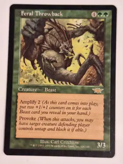 Feral Throwback - Legions - Magic the Gathering MTG Nice! - Image 1