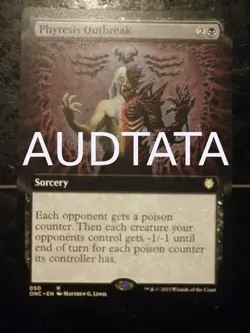 mtg magic Phyresis Outbreak extended borderless ENGLISH commander - Image 1