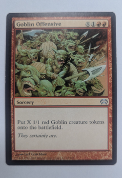Magic Mtg Planechase Goblin Offensive lightly played - Image 1