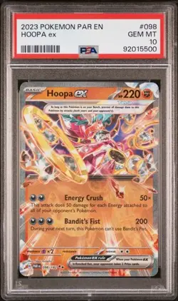 Hoopa ex 98/182 Pokemon Scarlet & Violet Paradox Rift PSA 10 Low POP | free Ship - Image 1