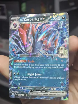 N's Zoroark ex 098/159 Double Rare Holo SV09: Journey Together NM Pokemon - Image 2