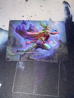 Terra Herald of Hope GOLD STAMPED Art Card (20) - MtG Final Fantasy - NM - - Image 1