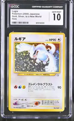 Lugia Pokemon 2000 Holo Neo Genesis Japanese 249 GEM MINT CGC 10 - Image 1