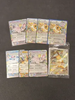 Lotto 8 Carte Pokemon Ex - Full Art Evoluzioni Prismatiche Ita NM Promo - Image 1