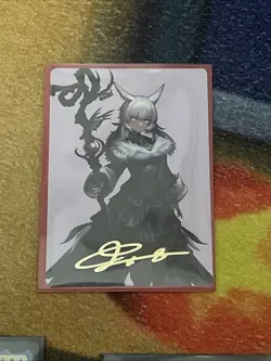NM/M Y'shtola Art Card - Gold Stamped Signature - Final Fantasy MTG - Image 1