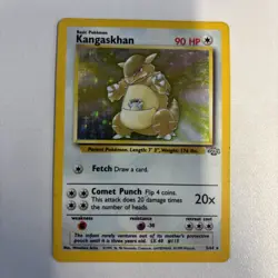 Pokemon TCG Kangaskhan Jungle 5/64 Holo Unlimited Holo Rare - Image 1