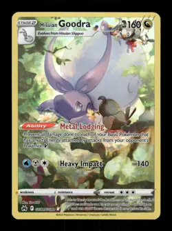 Pokemon Hisuian Goodra Ultra Rare Crown Zenith: Galarian Gallery GG21/GG70 NM - Image 1