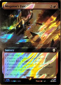 Megaton's Fate (Extended Art) (Surge Foil) Universes Beyond: Fallout Foil - Image 1