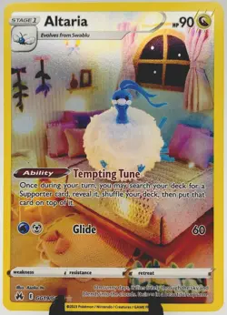 Pokemon TCG Altaria GG19/GG70 Crown Zenith: Galarian Gallery Ultra Rare Full Art - Image 1