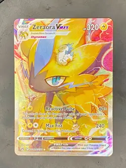 Zeraora VMAX GG42/GG70 Crown Zenith Ultra Rare Holo Full Art Pokemon TCG NM - Image 3