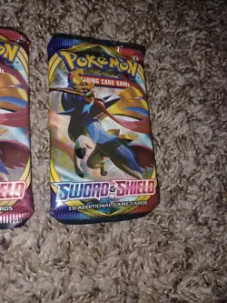 Pokemon Sword And Shield Base Set Sealed Booster 1 Pack - Image 1