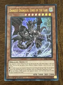 Darkest Diabolos, Lord of the Lair SR06-EN001 1st Edition Ultra Rare LP - Image 1