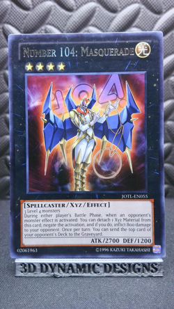 | Yugioh Number 104: Masquerade JOTL-EN055 Rare Judgment Of The Light NM ?? | - Image 1
