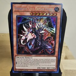 YuGiOh! - Vanquish Soul Caesar Valius RA04-EN046 Secret Rare 1st Edition NM - Image 1