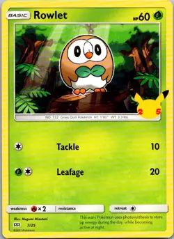 Rowlet - (Water Web Holo) Promo Miscellaneous Cards & Products 009/149 LP - Image 1